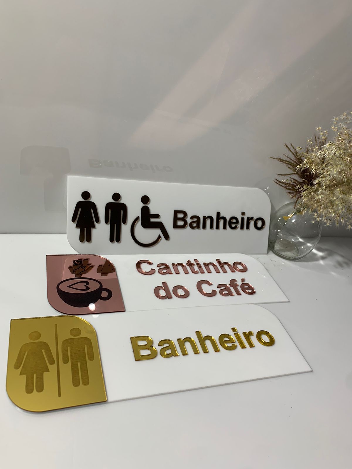 Placa de Porta Premium em Alto Relevo 3D – Identificação de Ambiente - Placas de Porta - Imagem 8
